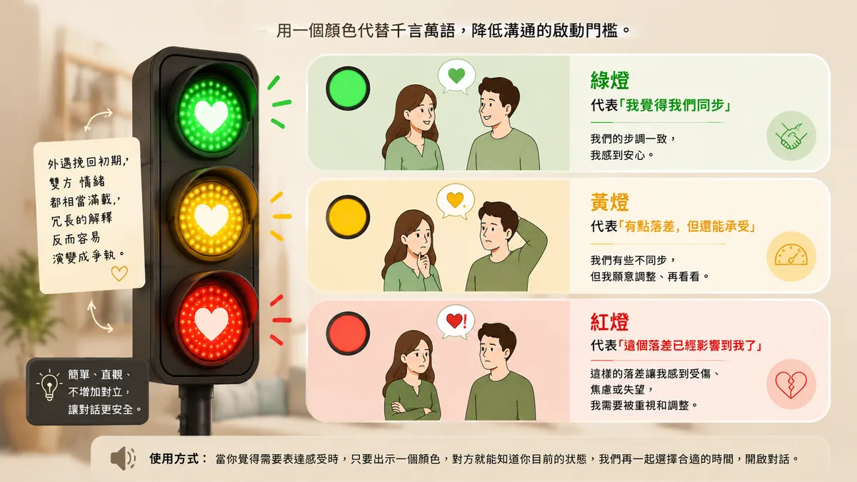 情緒交通燈：用顏色溝通感受