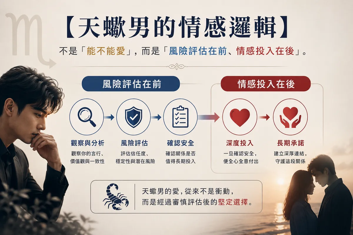 天蠍男的情感邏輯
